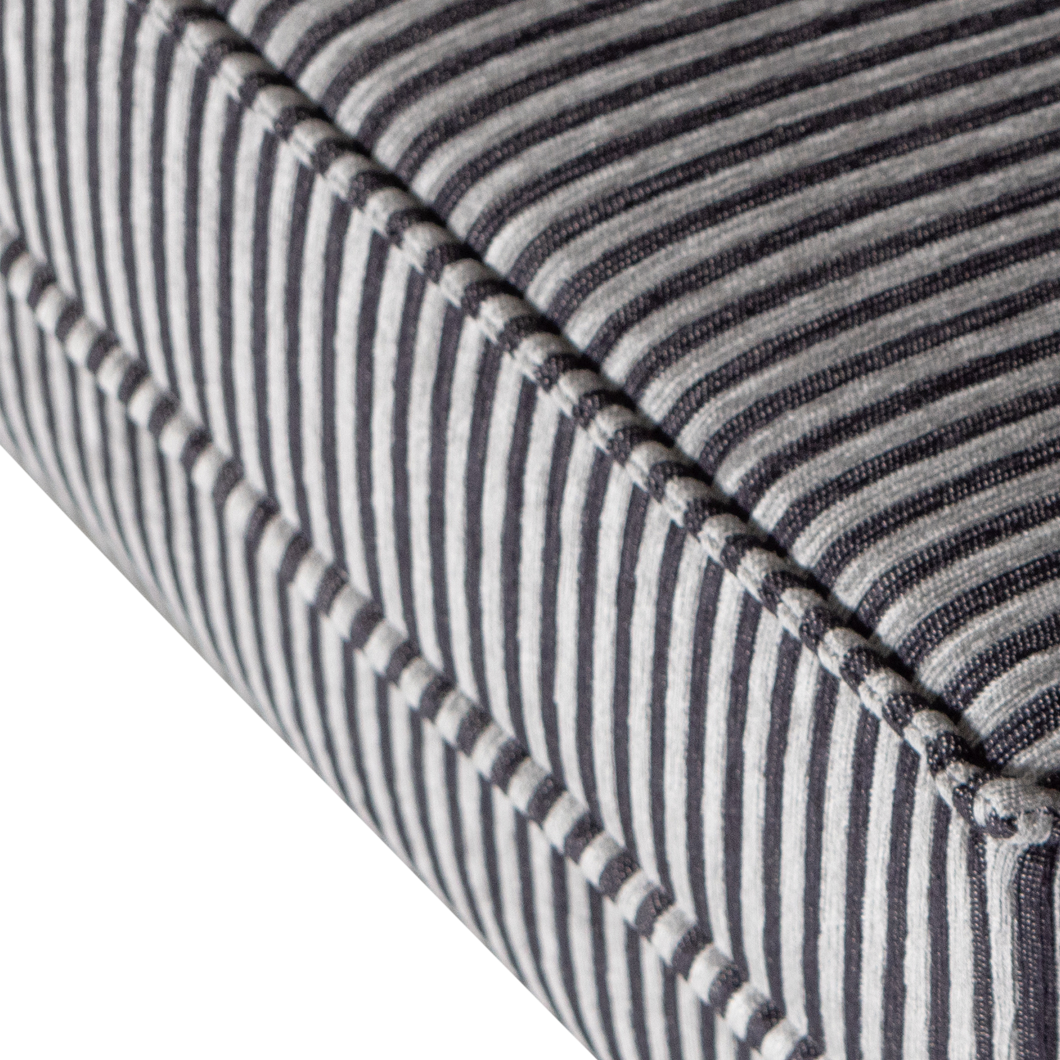 RODEO HOCKER OP POTEN STREEP ZWART/GRIJS