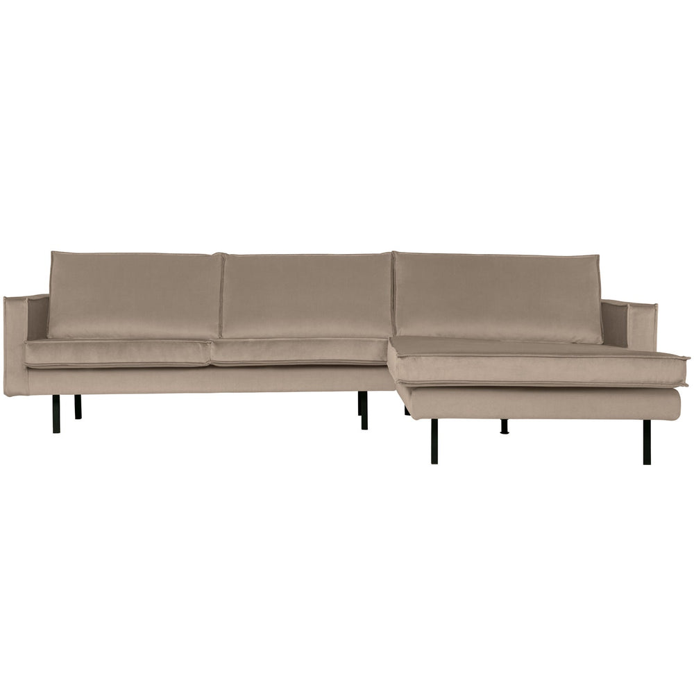 RODEO CHAISE LONGUE BANK RECHTS VELVET KHAKI