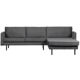 RODEO CHAISE LONGUE BANK RECHTS STRUCTURE VELVET MOUNTAIN