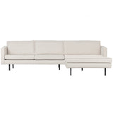 RODEO CHAISE LONGUE BANK RECHTS BOUCLE NATUREL