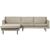 RODEO CHAISE LONGUE BANK LINKS STRUCTURE VELVET WHEATFIELD