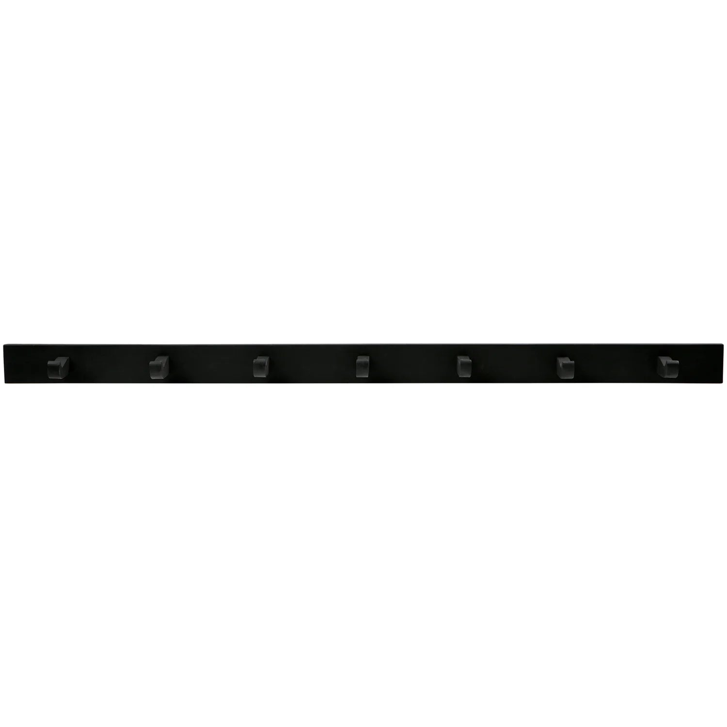 WOOOD - Hooks kapstok met 7 haken hout zwart