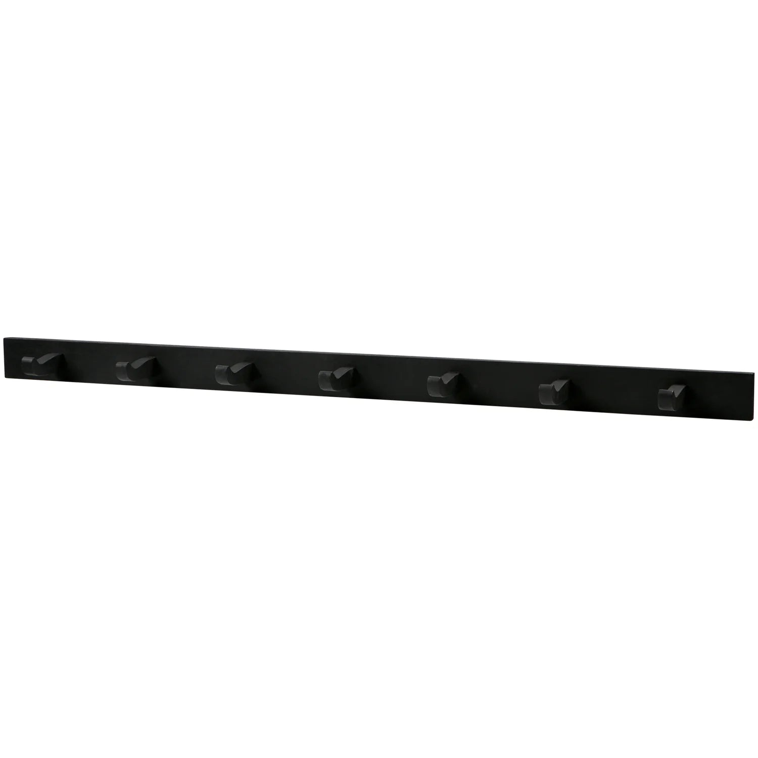WOOOD - Hooks kapstok met 7 haken hout zwart