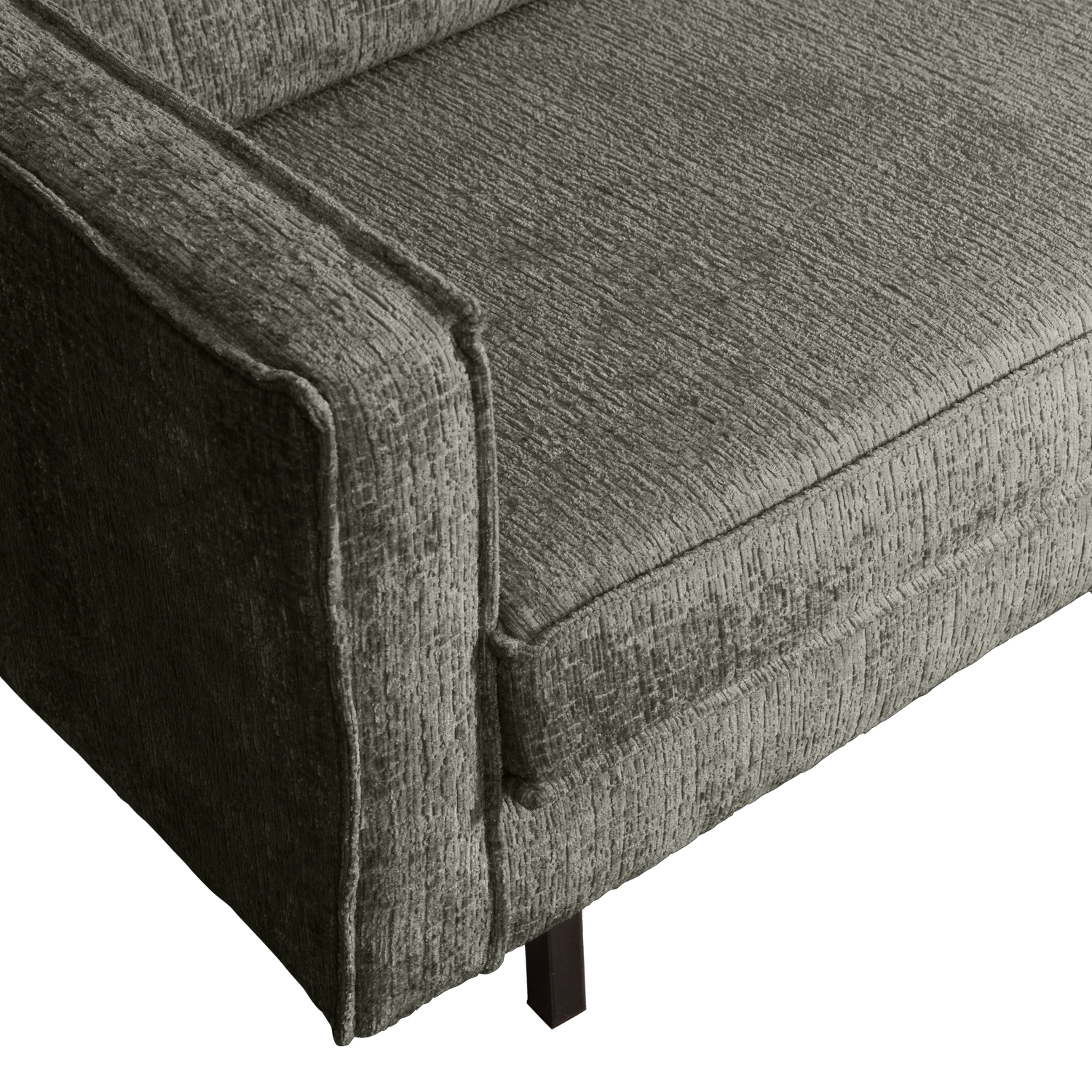 RODEO HOEKBANK RECHTS STRUCTURE VELVET FROST