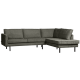 RODEO HOEKBANK RECHTS STRUCTURE VELVET FROST