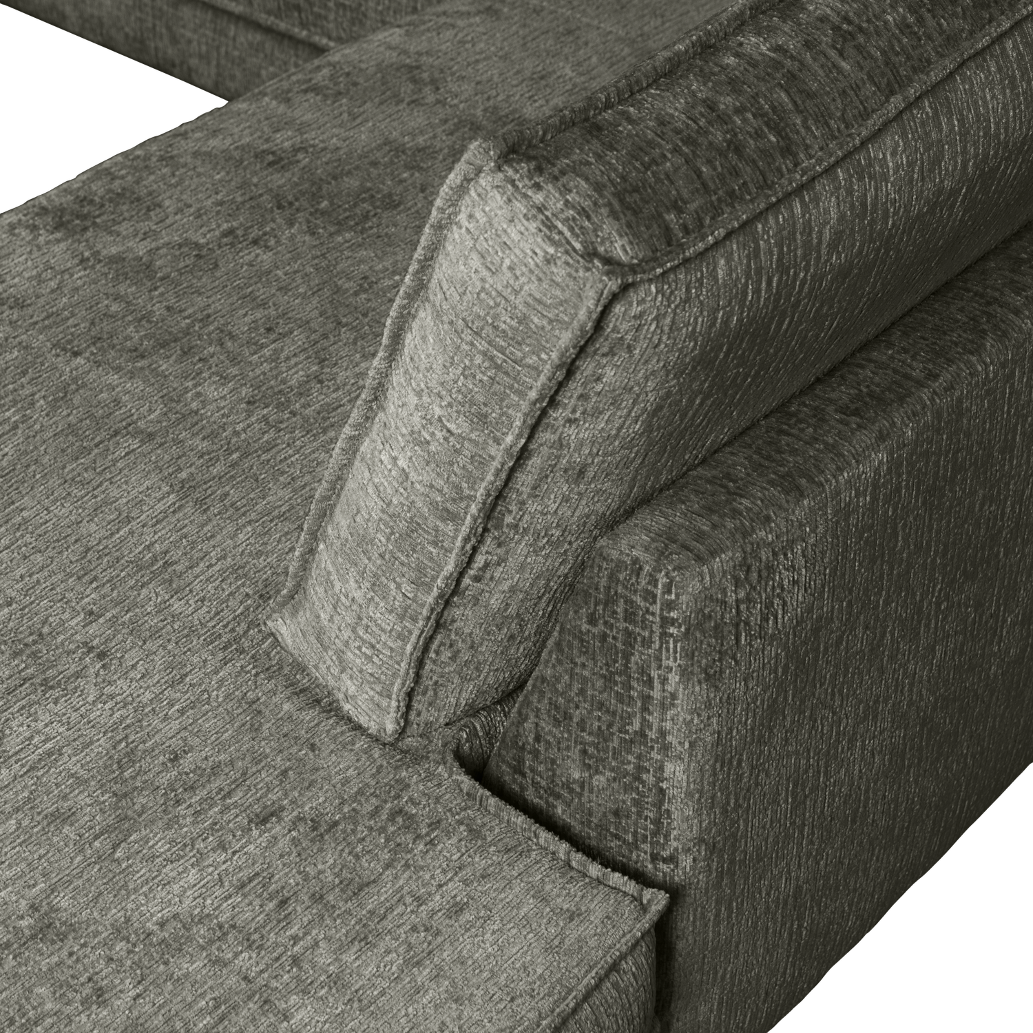 RODEO HOEKBANK RECHTS STRUCTURE VELVET FROST