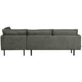 RODEO HOEKBANK RECHTS STRUCTURE VELVET FROST