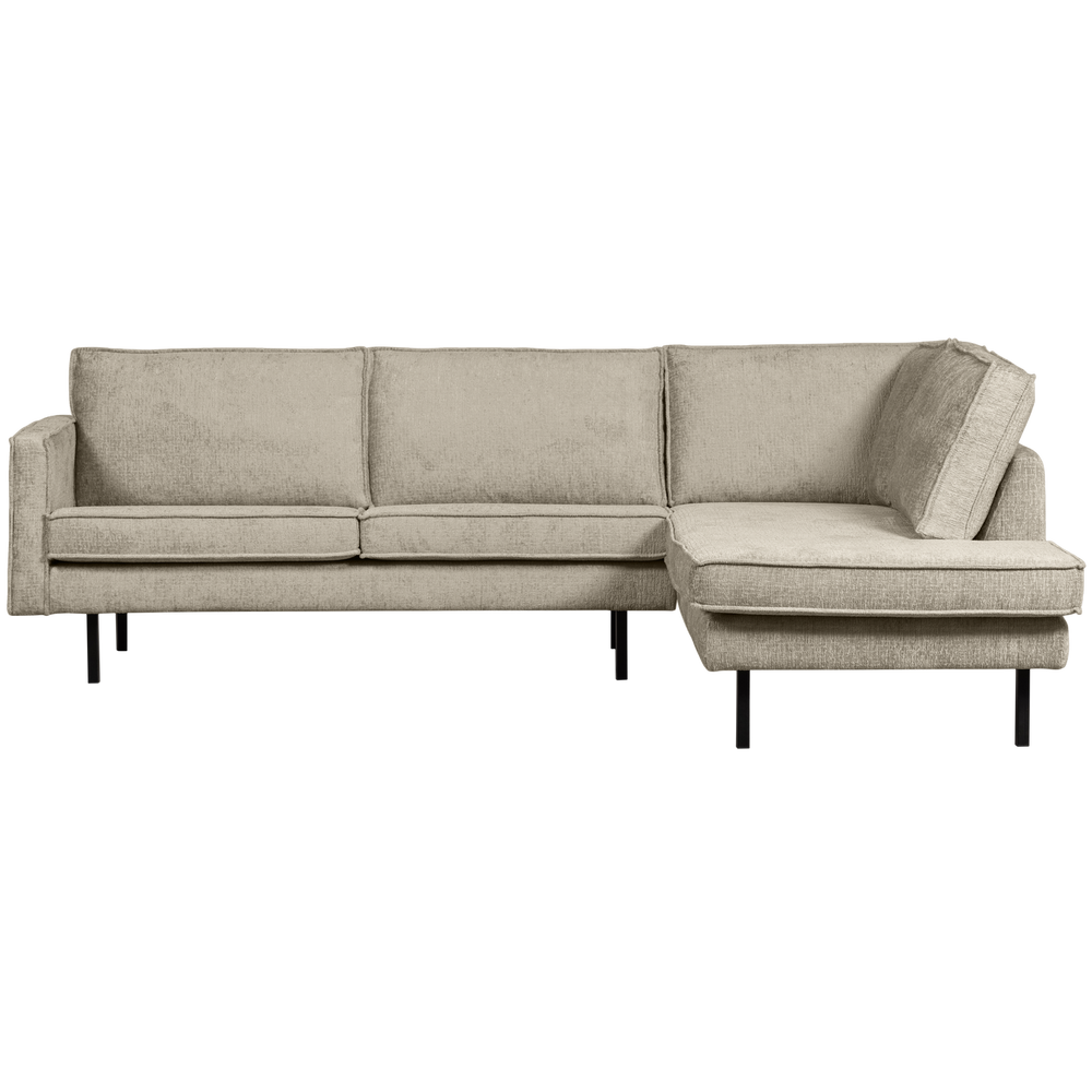 RODEO HOEKBANK RECHTS STRUCTURE VELVET WHEATFIELD