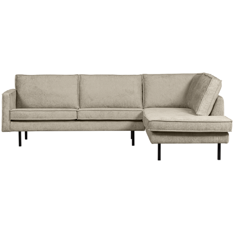 RODEO HOEKBANK RECHTS STRUCTURE VELVET WHEATFIELD