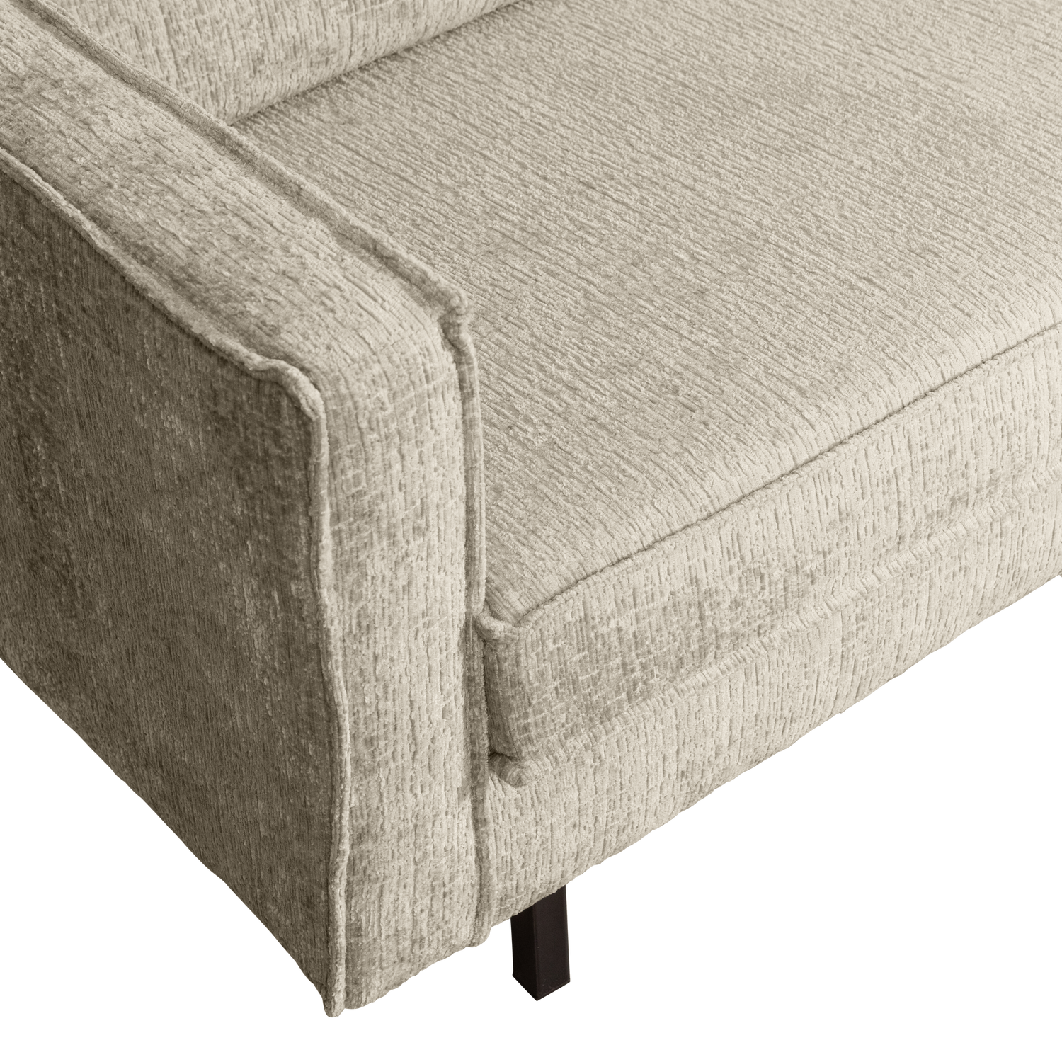 RODEO HOEKBANK RECHTS STRUCTURE VELVET WHEATFIELD