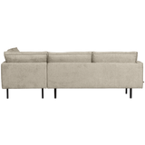 RODEO HOEKBANK RECHTS STRUCTURE VELVET WHEATFIELD