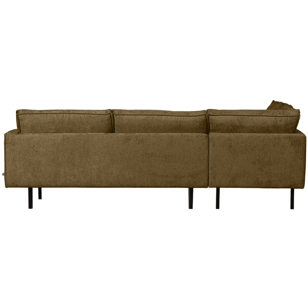 RODEO HOEKBANK LINKS STRUCTURE VELVET BRASS