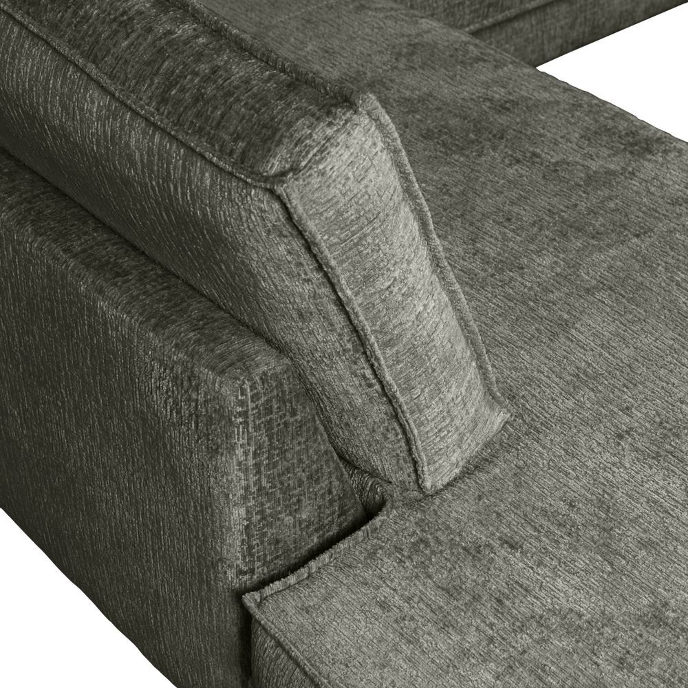 RODEO HOEKBANK LINKS STRUCTURE VELVET FROST