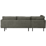 RODEO HOEKBANK LINKS STRUCTURE VELVET FROST