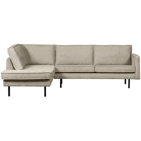 RODEO HOEKBANK LINKS STRUCTURE VELVET WHEATFIELD