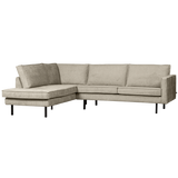 RODEO HOEKBANK LINKS STRUCTURE VELVET WHEATFIELD