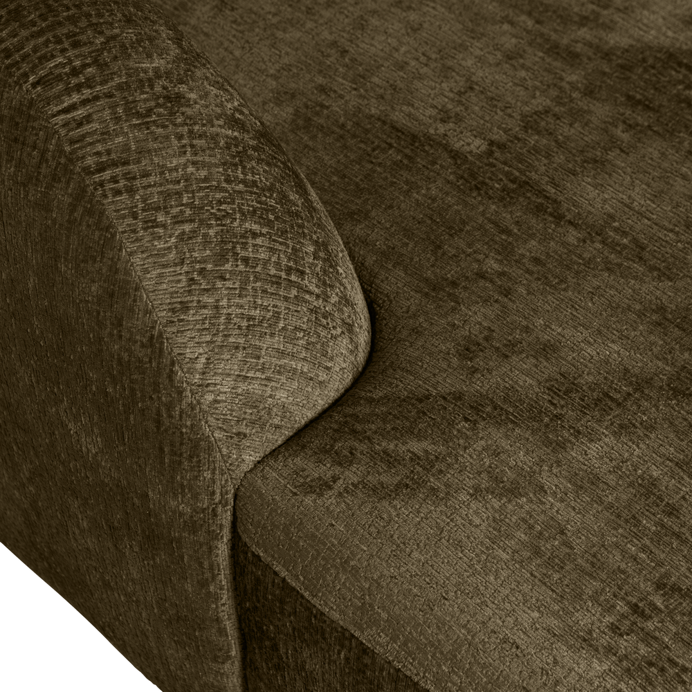 RODEO HOEKBANK RECHTS STRUCTURE VELVET WHEATFIELD