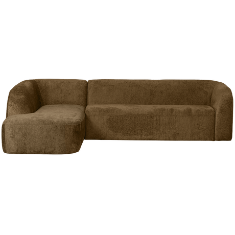 SLOPING HOEKBANK LINKS STRUCTURE VELVET BRASS