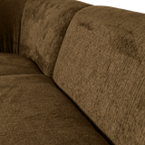 SLOPING HOEKBANK LINKS STRUCTURE VELVET BRASS