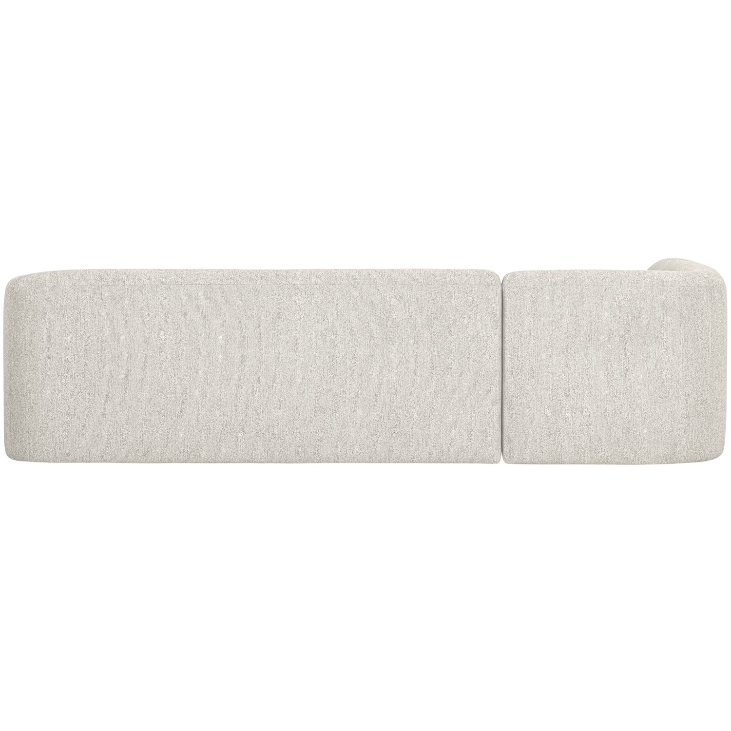 SLOPING HOEKBANK LINKS PEARL MELANGE