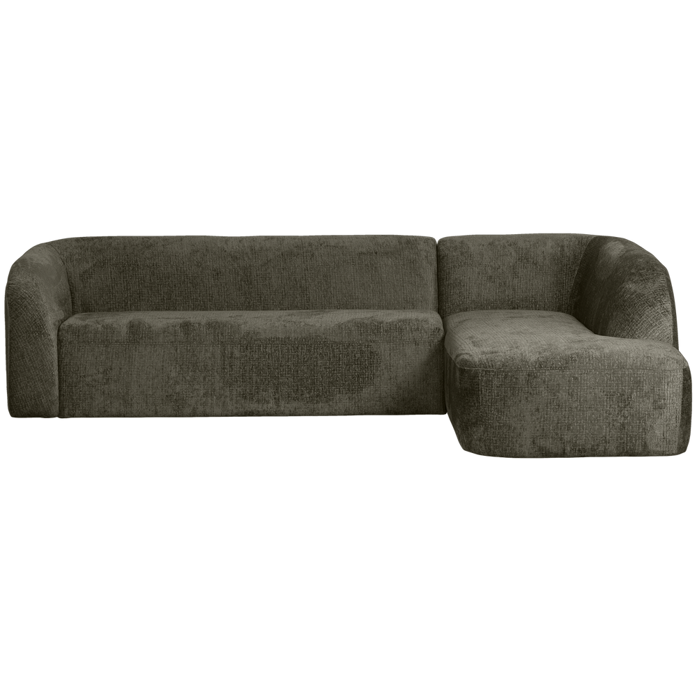 SLOPING HOEKBANK RECHTS STRUCTURE VELVET FROST