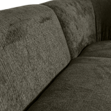 SLOPING HOEKBANK RECHTS STRUCTURE VELVET FROST