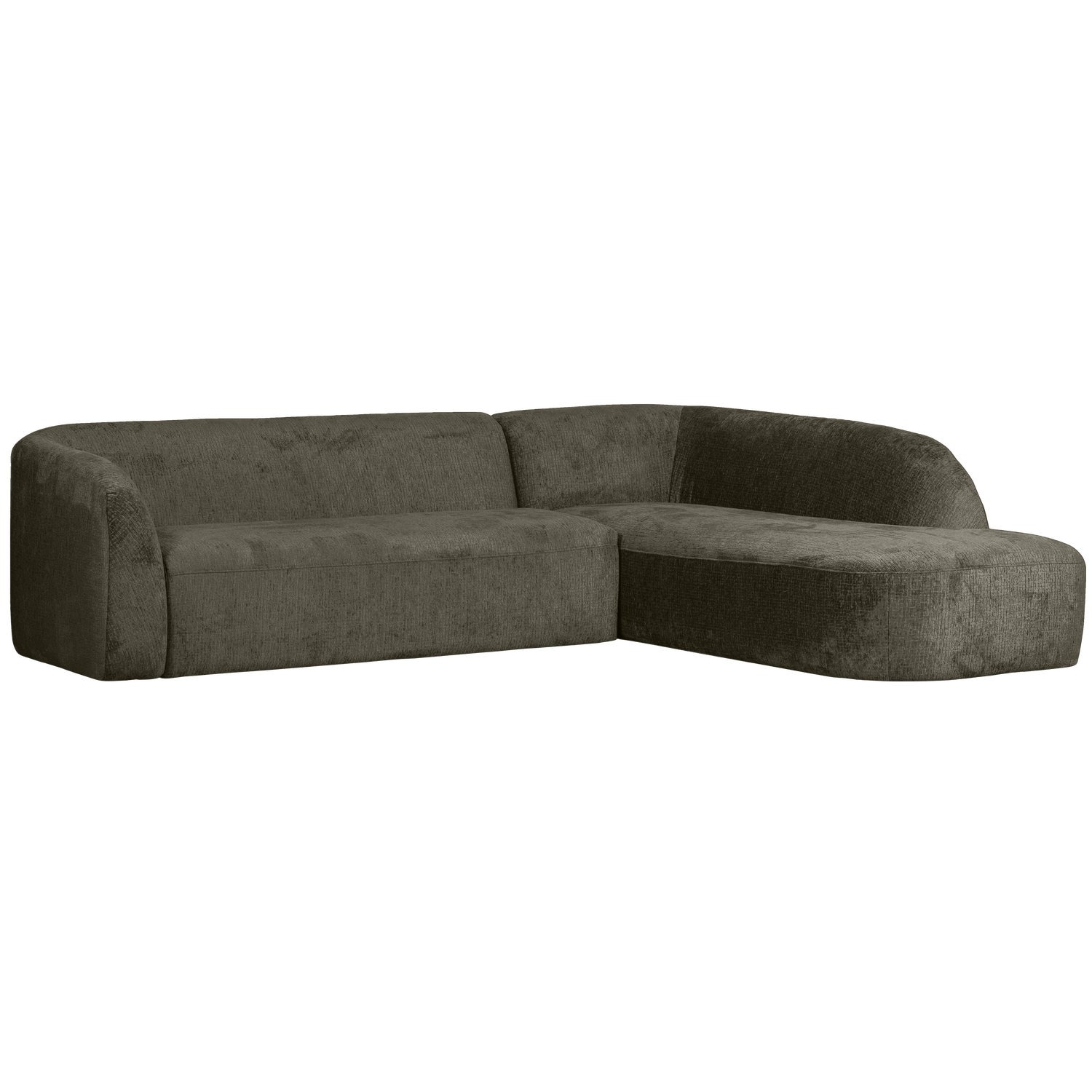 SLOPING HOEKBANK RECHTS STRUCTURE VELVET FROST