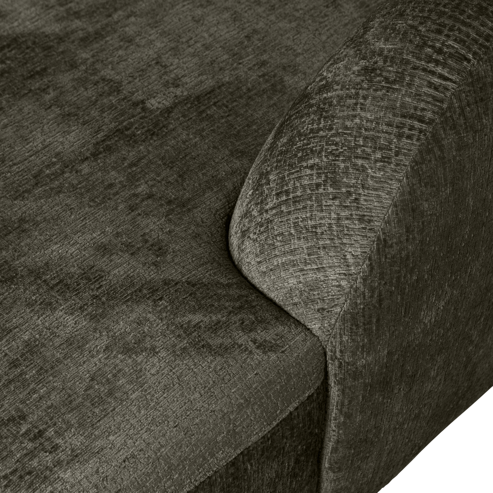 SLOPING HOEKBANK RECHTS STRUCTURE VELVET FROST