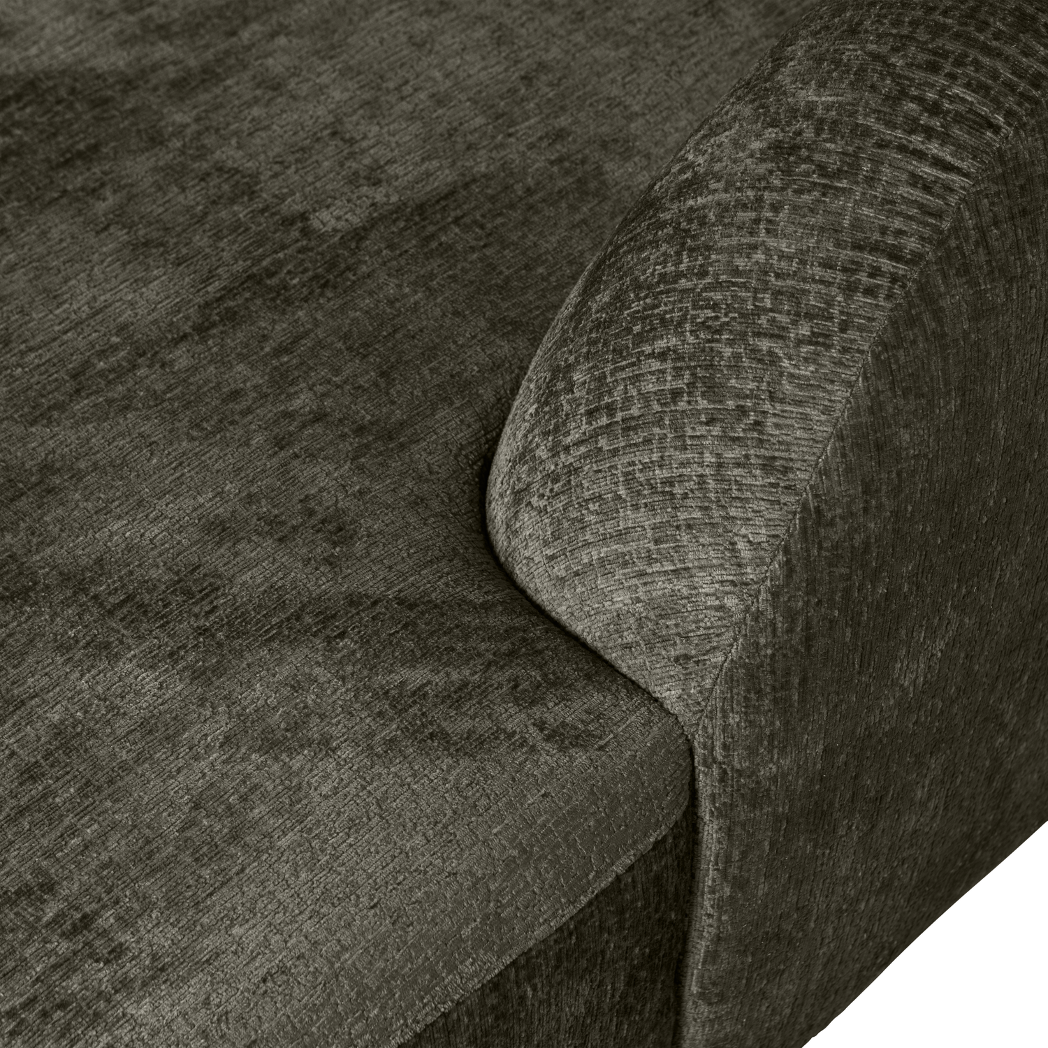 SLOPING HOEKBANK RECHTS STRUCTURE VELVET FROST