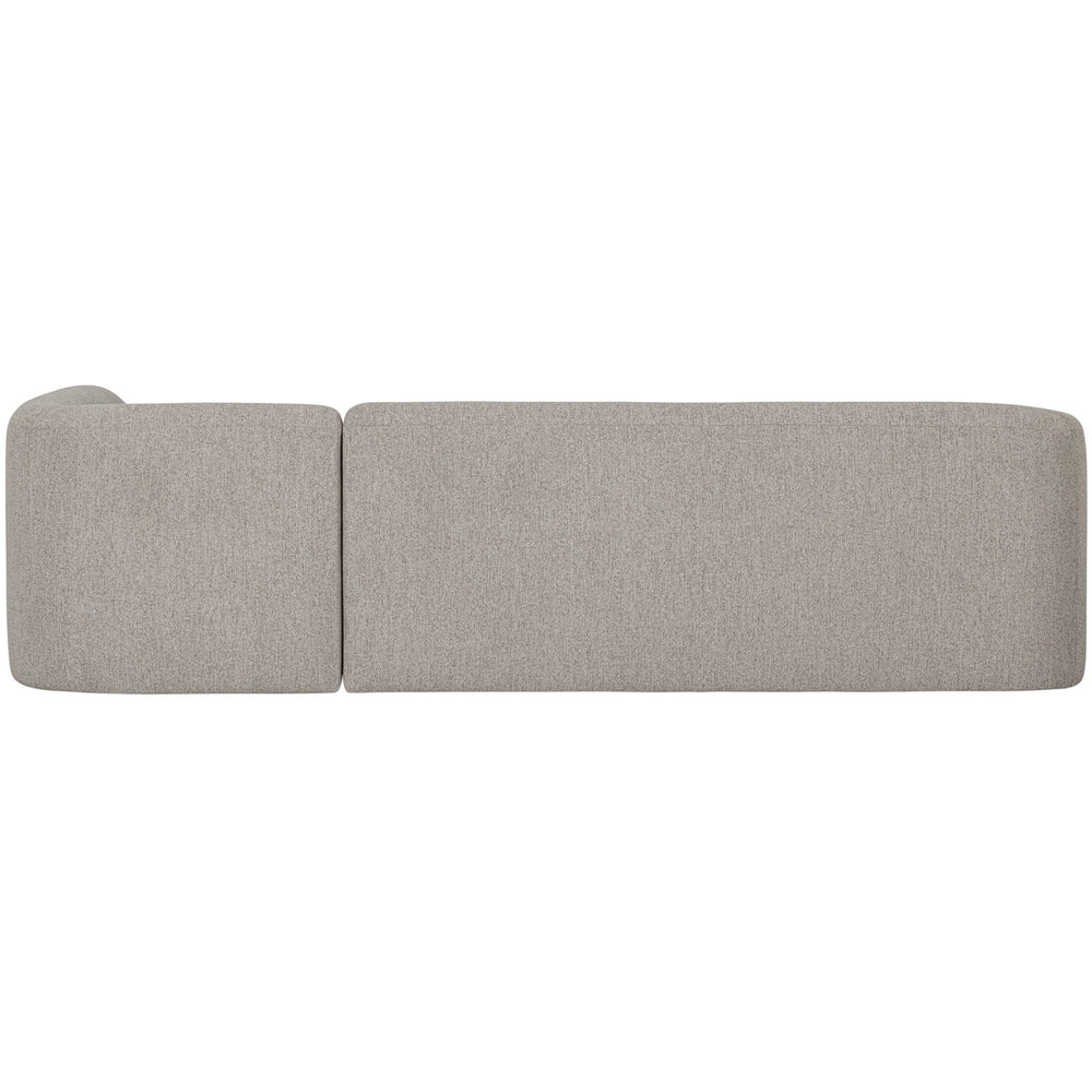 SLOPING HOEKBANK RECHTS OFF WHITE MELANGE