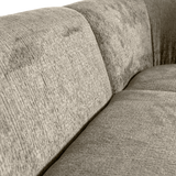 SLOPING HOEKBANK RECHTS STRUCTURE VELVET WHEATFIELD