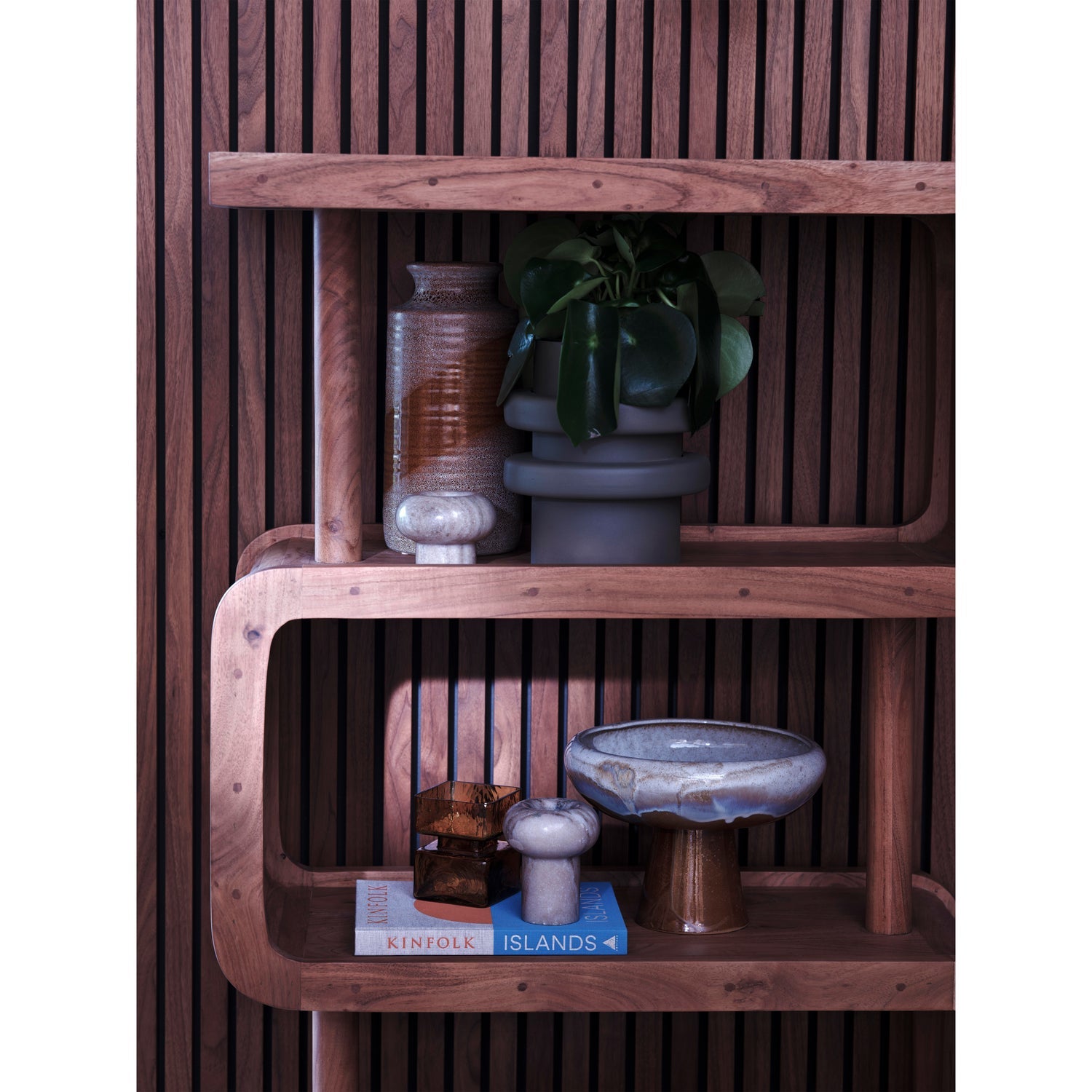 RATTLE OPEN KAST HOUT NATUREL