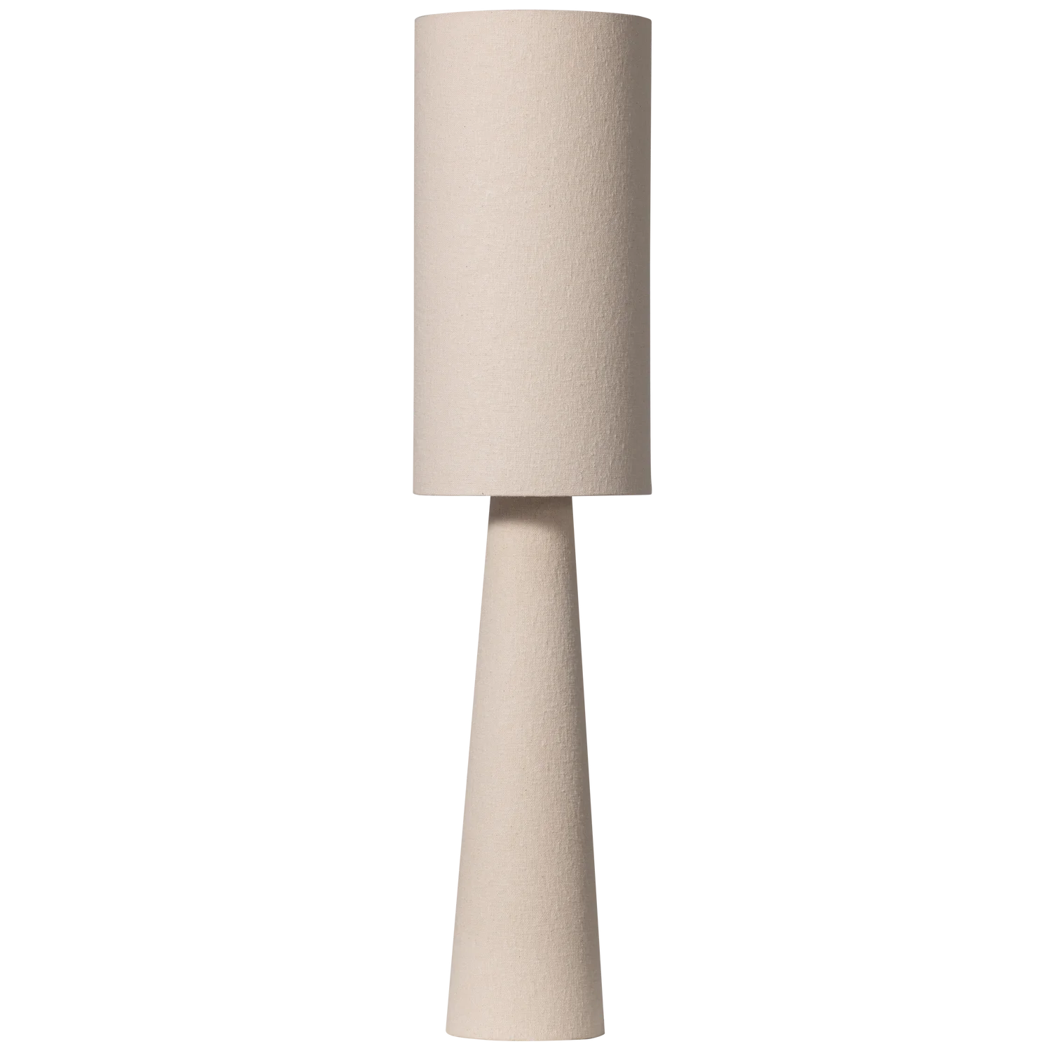 WOOOD - Loft tafellamp metaal/boucle naturel 130x30cm