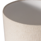 WOOOD - Loft tafellamp metaal/boucle naturel 90xØ22CM