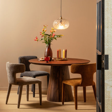 PERMIT EETKAMERSTOEL ESPRESSO