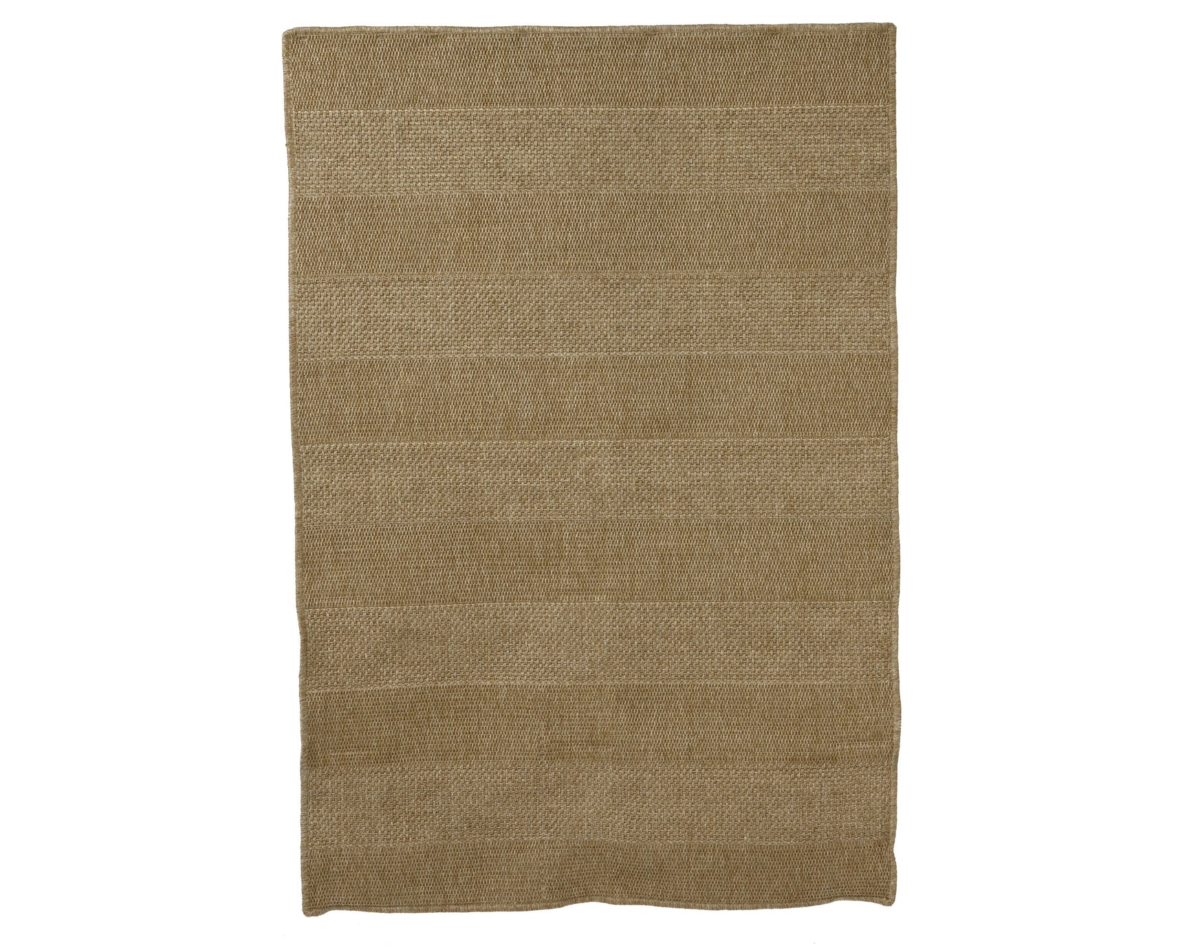 Buitenkleed van polypropyleen met rechthoekig, beige geweven oppervlak