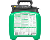 Onkruidvrije RoundUp Totaal sprayer, groene 5-liter canister met achteretiket.