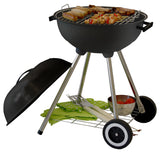 Garden Grill houtskool Barbecue rond 47cm zwart