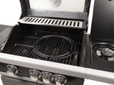 Patio Pro Chef 4+ -burner "Frozen Grey" Outdoorkitchen Gasbarbecue Mat grijs