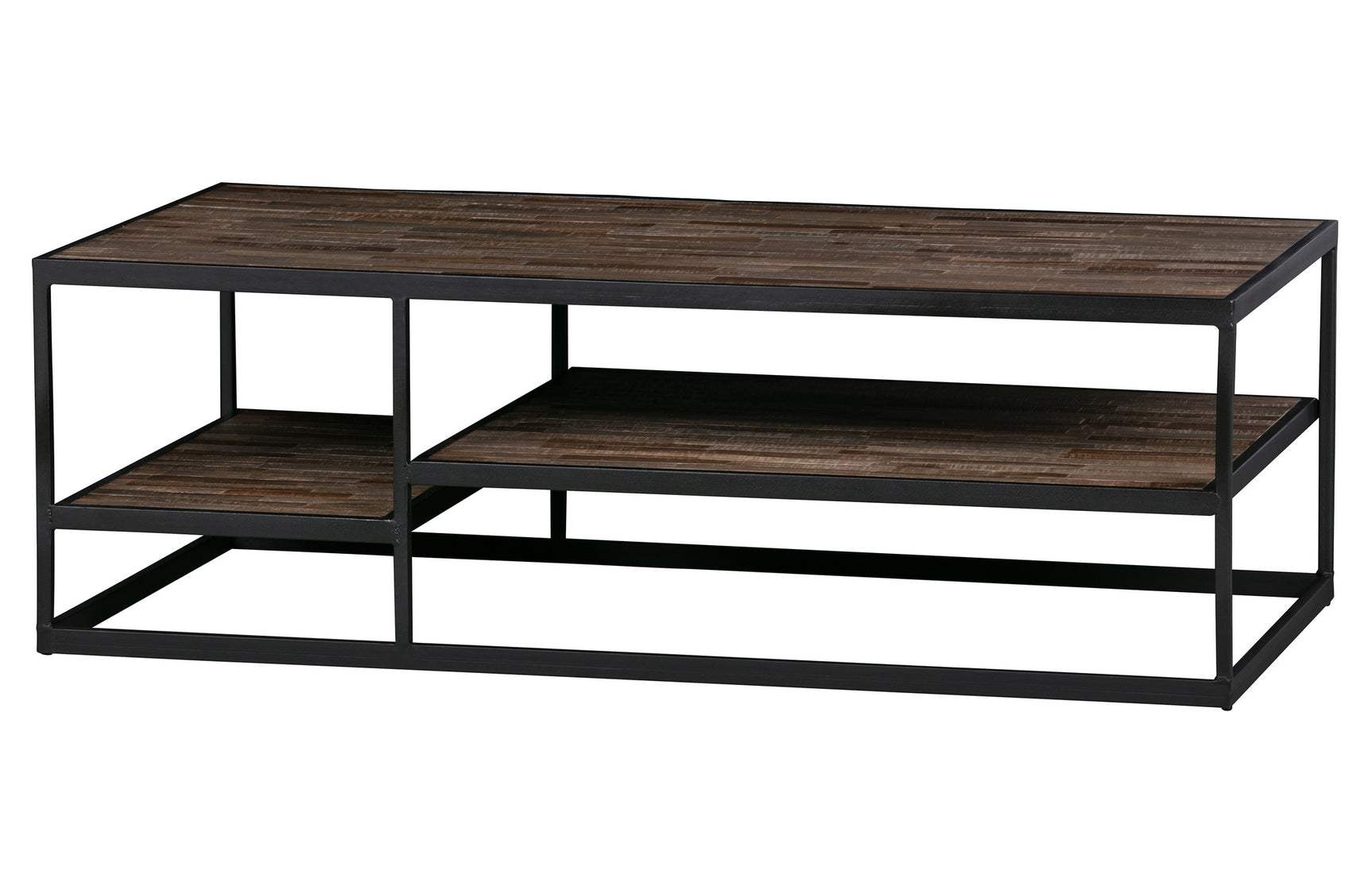 WOOOD - Salontafel Vic hout/metaal 120x60cm