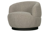 BePureHome - Draaifauteuil Woolly bouclé - naturel gemeleerd