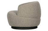 BePureHome - Draaifauteuil Woolly bouclé - naturel gemeleerd