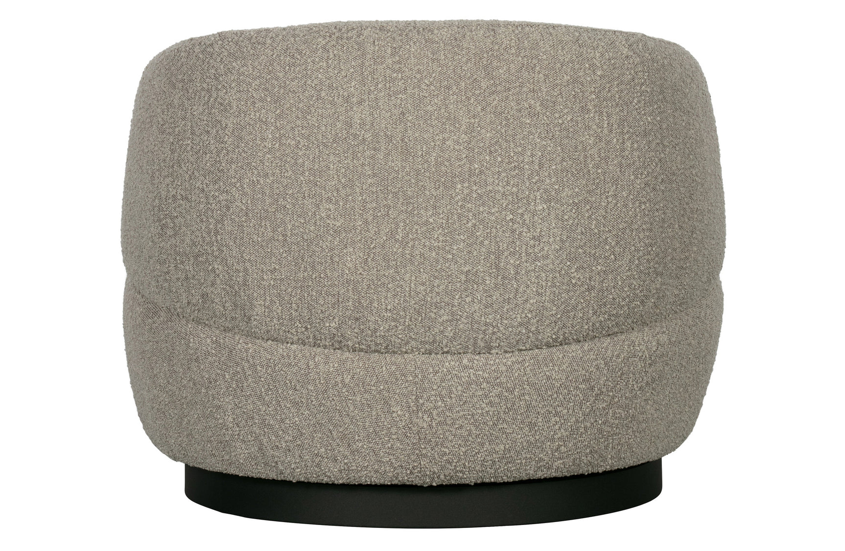 BePureHome - Draaifauteuil Woolly bouclé - naturel gemeleerd