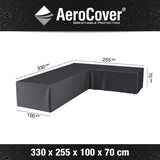 Platinum AeroCover - Loungesethoes hoekset rechts 330x255x100xH70