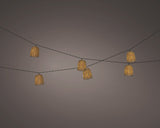 Solar partylight wicker steady