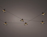 Solar partylight wicker steady