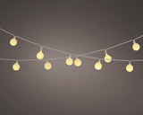 Solar cherry lights plastic steady