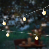 Solar cherry lights plastic steady