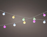 Solar cherry lights plastic steady
