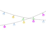 Solar cherry lights plastic steady